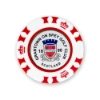Custom Logo - Magnetic Poker Chip - Red