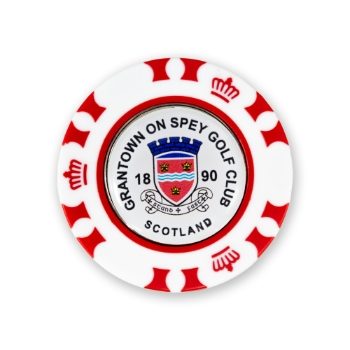 Custom Logo - Magnetic Poker Chip - Red