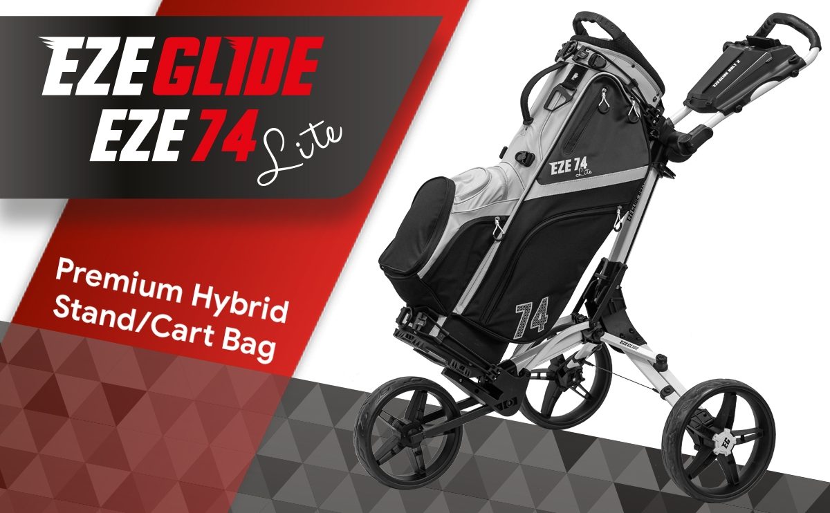 Ezeglide Eze 74 Lite Hybrid Stand/Cart Bag - White/Navy