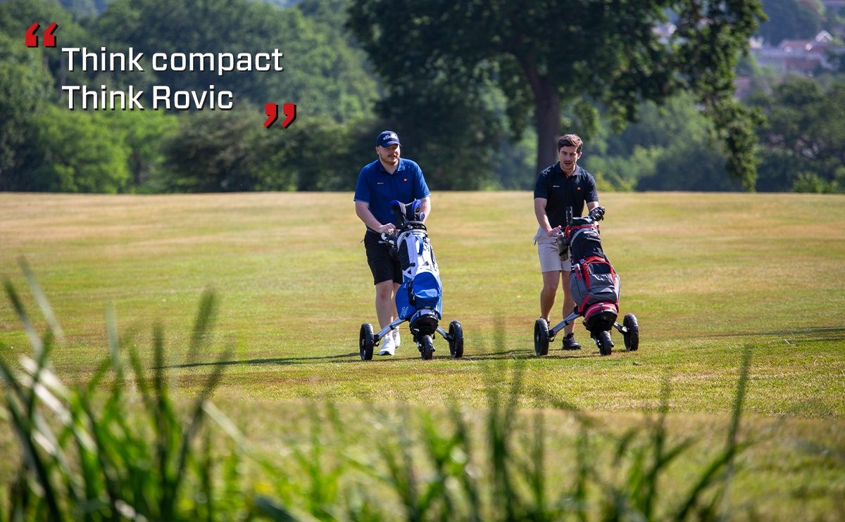 Rovic RV1C Compact Trolley - Black/Red