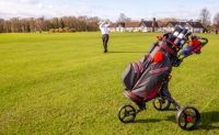 Ezeglide Compact + Trolley - Charcoal/Lime