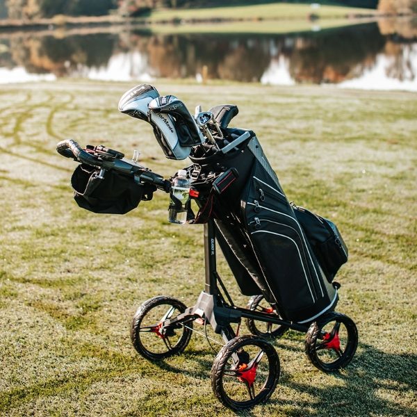 Bag Boy Nitron Trolley - Black Red