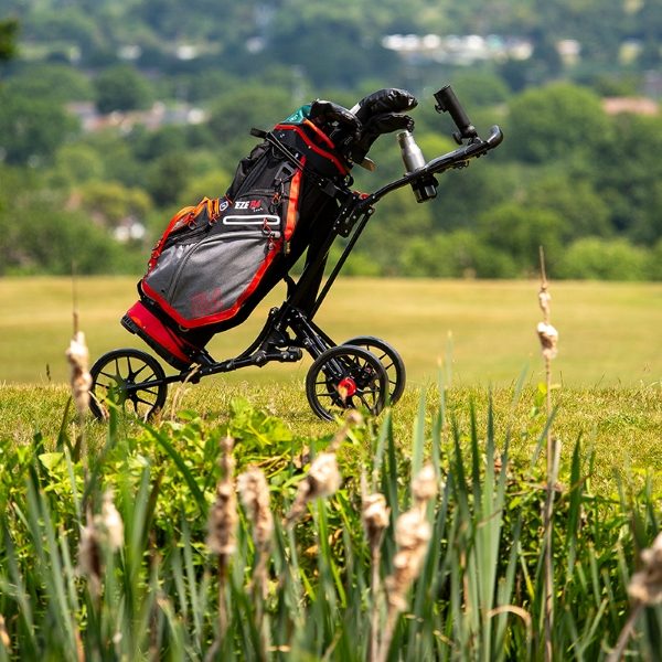 Ezeglide Smart-Fold Trolley - Black